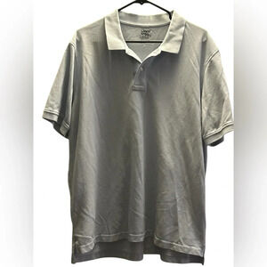 Lands End Light Blue Polo Shirt XL Classic Outdoors Sporty Basic
